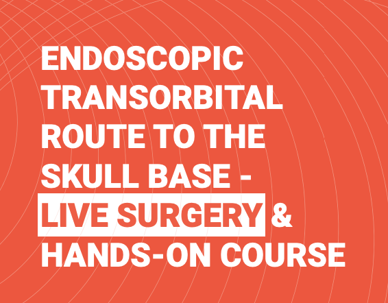 Endoscopic Transorbital Route to the Skull Base - Live Surgery & Hands on Course, Barcelona